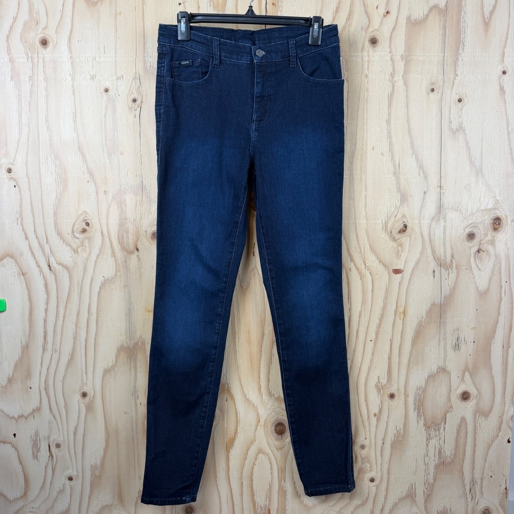 Kuhl Kontour Flex Performance Denim Skinny Jeans Women's 10 Reg Dark Blue Indigo
